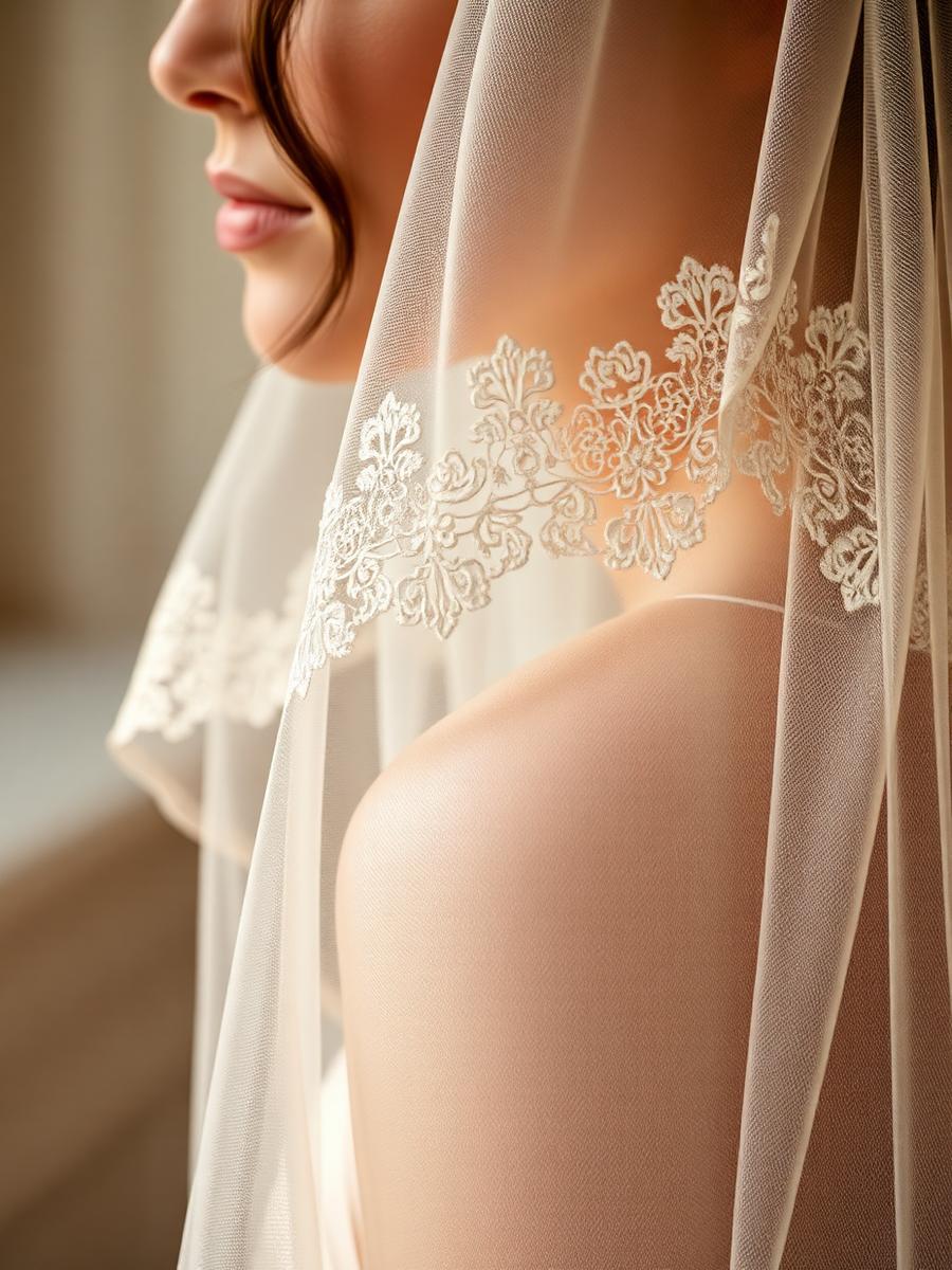 The Parisian Veil — couture bridal gown by Luvea Bridal