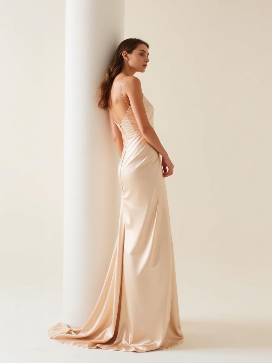 The Verona Column — couture bridal gown by Luvea Bridal